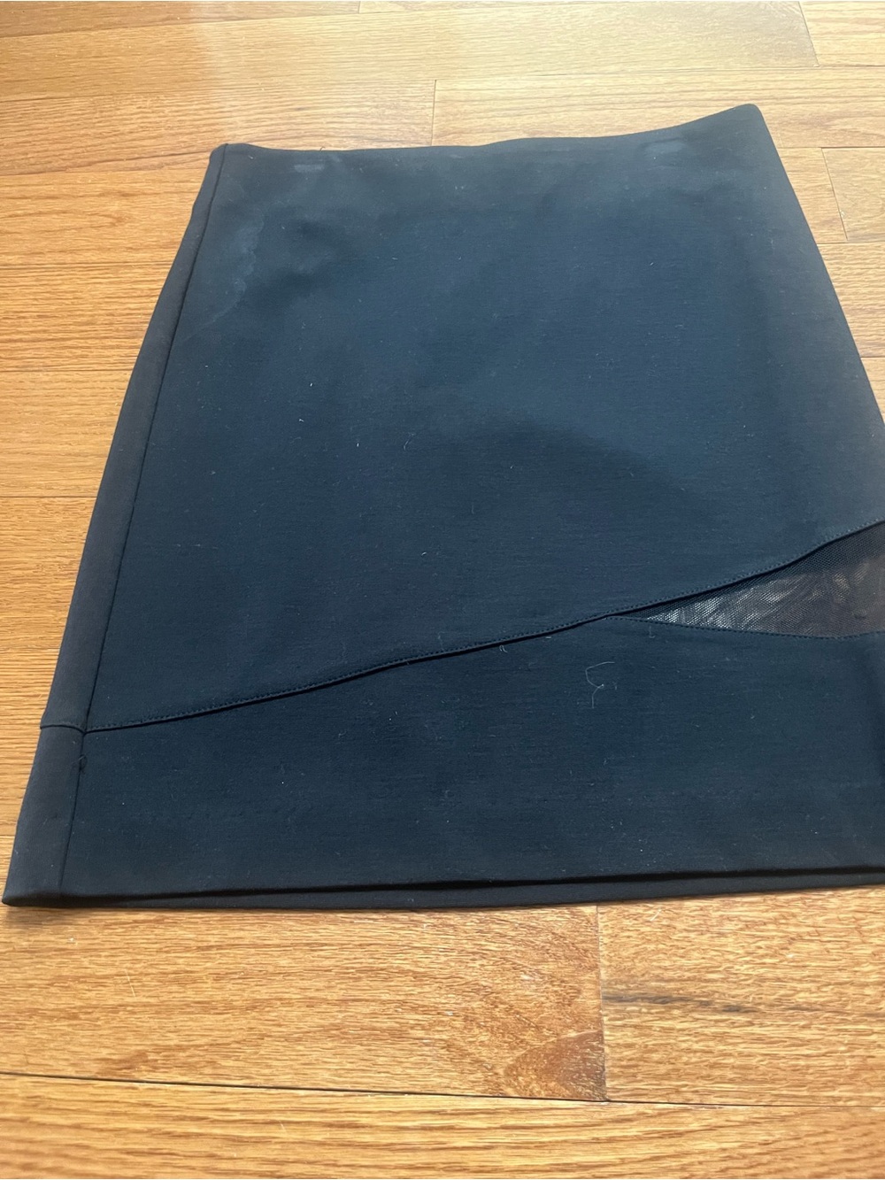BB Dakota Black Mini Skirt with Back Zip